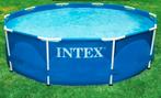 Intex frame pool zwembad rond 305 x 76 met pomp en extra’s, Tuin en Terras, Zwembaden, 300 cm of meer, 200 tot 400 cm, Rond, Opzetzwembad