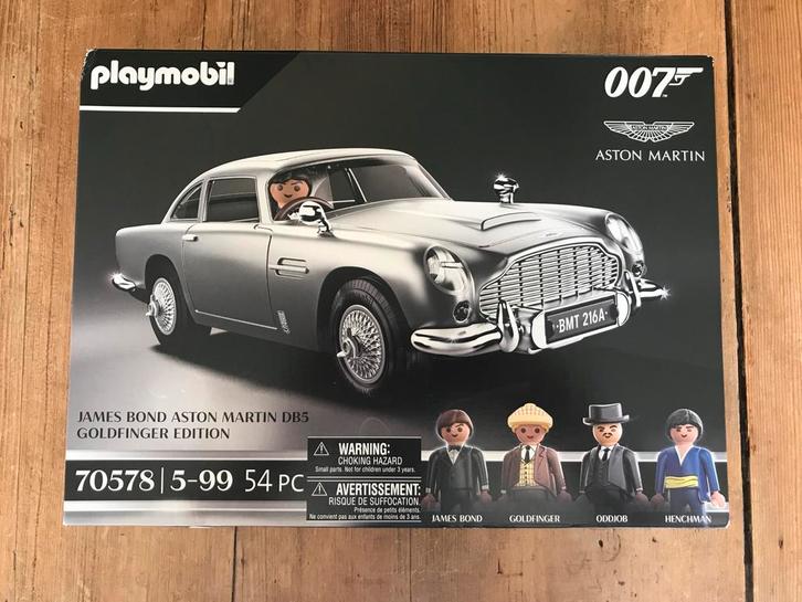 Playmobil James Bond Aston Martin DB5 Goldfinger 70578, Kinderen en Baby's, Speelgoed | Playmobil, Nieuw, Complete set, Ophalen of Verzenden