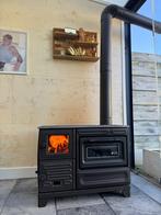Gietijzeren houtkachel met oven en vuurraam, Huis en Inrichting, Kachels, Ophalen of Verzenden, Vrijstaand, Hout, Nieuw