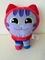 Knuffel kat DJ Catnip, Kattenkruid 25cm / Gabby's Poppenhuis, Ophalen of Verzenden, Zo goed als nieuw, Poes