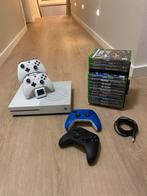 Xbox one s console inclusief games en controllers!, Spelcomputers en Games, Xbox One S, Ophalen of Verzenden, 1 TB, Met 3 controllers of meer