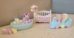 Sylvanian Families Babykamer met Badje, Kinderen en Baby's, Speelgoed | Poppen, Ophalen of Verzenden, Gebruikt, Babypop