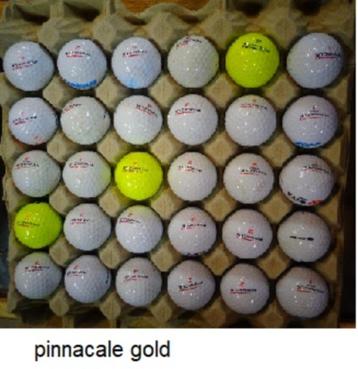 Golfballen ZGAN gebruikt 30 stuks Pinnacle gold beschikbaar voor biedingen