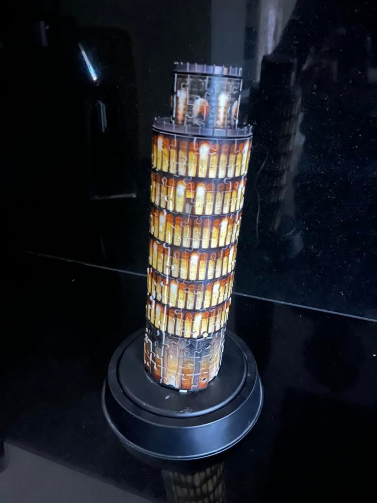 Verlichte 3D puzzel toren van Pisa, Ophalen of Verzenden, Meer dan 50 stukjes, Zo goed als nieuw, 6 jaar of ouder