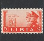 1941 5-ct LIBIA Italia-kolonie AS-verbond Mussolini-Hitler, Ophalen of Verzenden, Postfris