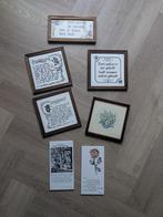 Vintage tegeltjeswijsheid, spreukentegel, Minder dan 50 cm, Ophalen of Verzenden, Zo goed als nieuw, Minder dan 50 cm