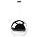 Zuiver Retro ‘70 chromen design hanglamp 50cm, Nieuwstaat, 50 tot 75 cm, Ophalen of Verzenden, Zo goed als nieuw, Zuiver, design, Retro'70