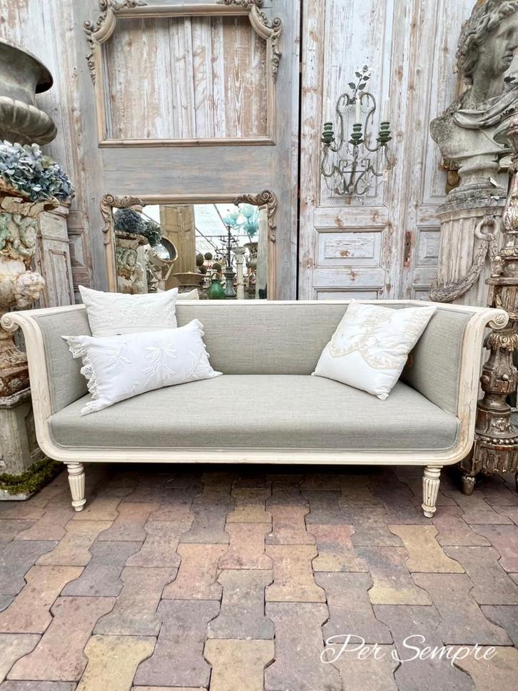 Per Sempre , SALE !! Prachtig Antieke bank, Antiek en Kunst, Antiek | Meubels | Stoelen en Banken, Ophalen