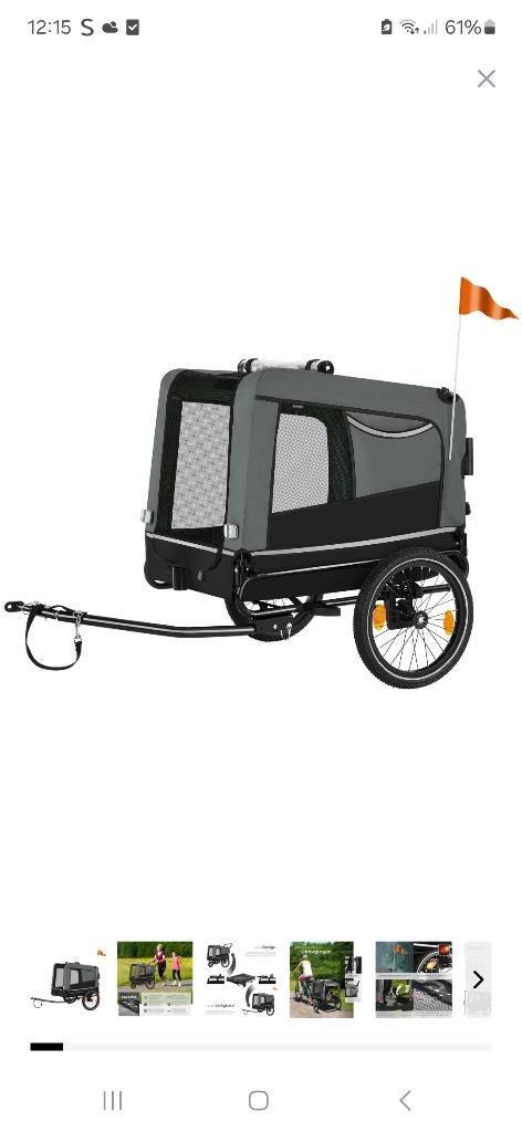 Hondenbuggy te koop 3x gebruikt, Dieren en Toebehoren, Honden-accessoires, Ophalen, Zo goed als nieuw