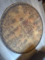 Oker Rond Vloerkleed Yves - 200 cm, Huis en Inrichting, Stoffering | Tapijten en Kleden, Ophalen, Gebruikt, Bruin, Rond