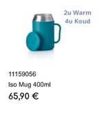 Tupperware iso mug inclusief verzendkosten, Huis en Inrichting, Keuken | Tupperware, Ophalen of Verzenden, Nieuw