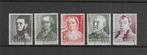 Nederland 1941, NVPH 392 t/m 396, Gestempeld., Verzenden, Na 1940, Gestempeld