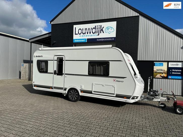 DETHLEFFS Aero 470 FR ’22 (Fransbed, Full option!), Caravans en Kamperen, Caravans, Bedrijf, tot en met 4, 1000 - 1250 kg, Rondzit