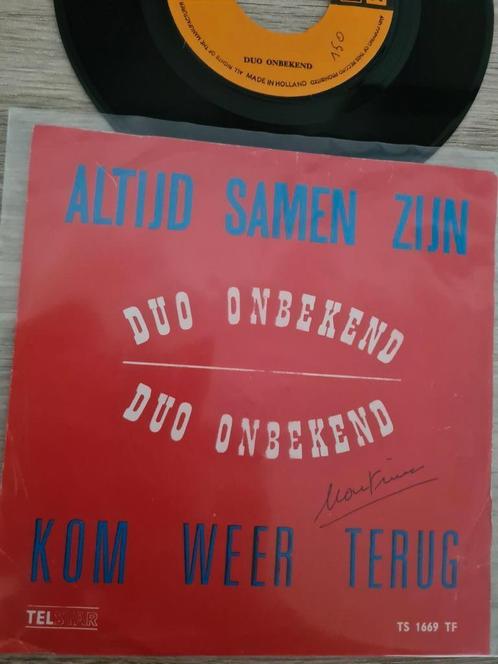 Duo Onbekend/ altijd samen zijn(piraten topper, telstar 1669, Cd's en Dvd's, Vinyl | Nederlandstalig, Gebruikt, Levenslied of Smartlap
