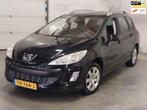 Peugeot 308 SW 1.6 VTi X-Line 2009 Panoramadak Airco 7 Perso, Auto's, Voorwielaandrijving, Stof, Zwart, 4 cilinders
