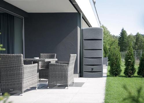Regenton Tower Stone - 720 liter - Graniet, Tuin en Terras, Regentonnen, Nieuw, Kunststof, 150 liter of meer, Met kraantje, Ophalen