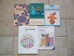 5 x Borduurboekjes  Kruissteek - Beren - Huizen - Schee 8460, Verzenden, Zo goed als nieuw, Overige onderwerpen