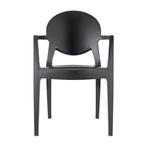 63 x Scab Italy Design stoelen grijs zwart terras cafe stoel, Huis en Inrichting, Stoelen, Vijf, Zes of meer stoelen, Grijs, Ophalen of Verzenden