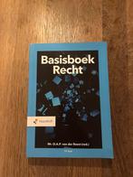Basisboek Recht, Overige vakken, O.A.P. van der Roest, Ophalen of Verzenden, Zo goed als nieuw
