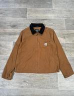 Carhartt Detroit Jas Harrington - Maat S - Unisex, Bruin, Vintagie, Carhartt, Haulerwijk