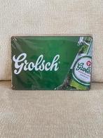 Wanddecoratie metalen wandborden grolsch, Ophalen of Verzenden, Nieuw