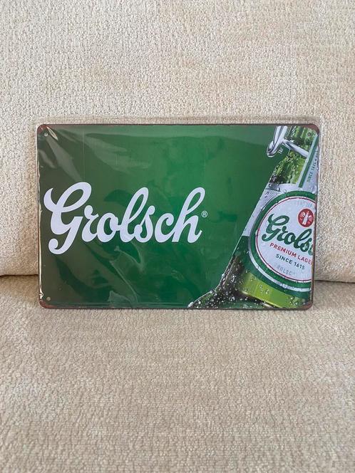 Wanddecoratie metalen wandborden grolsch, Huis en Inrichting, Woonaccessoires | Wanddecoraties, Nieuw, Ophalen of Verzenden