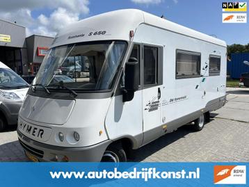 HYMER MERCEDES S 650 MET EEN 5 CILLINDER MERCEDES TURBO DIES beschikbaar voor biedingen