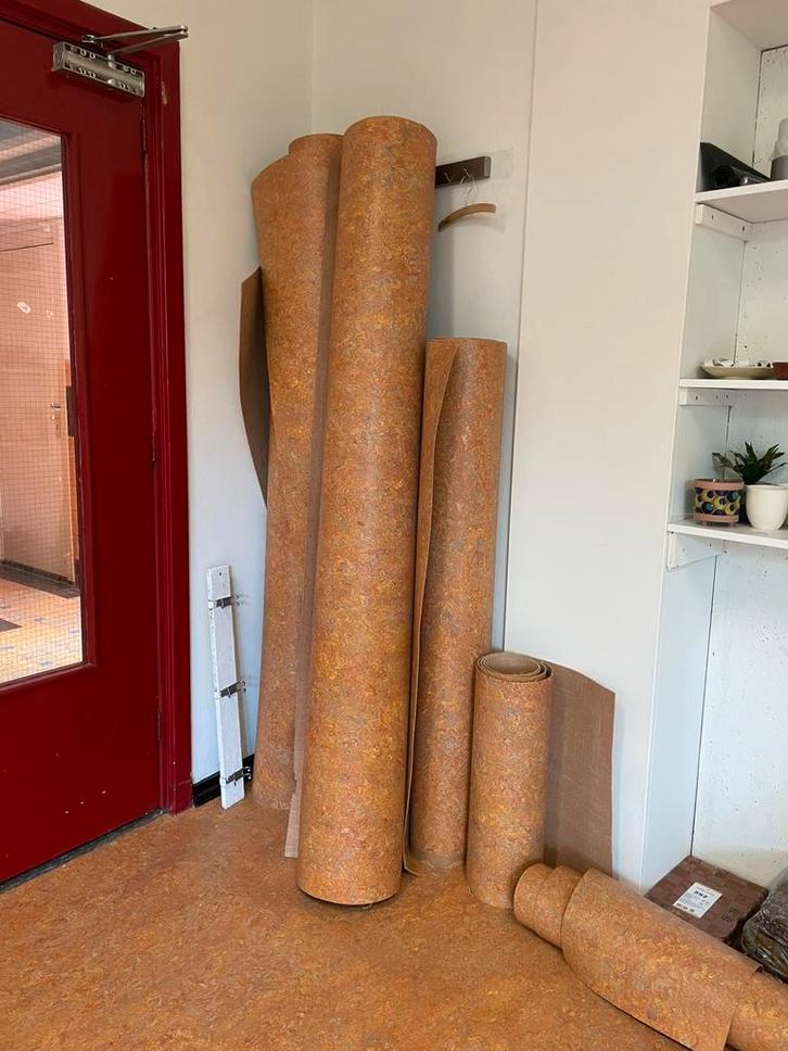 Linoleum 20 m2 nieuw, Huis en Inrichting, Stoffering | Vloerbedekking, Zo goed als nieuw, Tapijt, 75 m² of meer, Ophalen of Verzenden