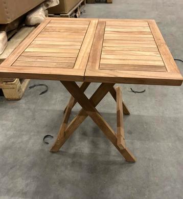 Teak tafel inklapbaar 