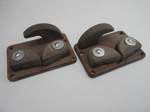 Tufnol Schootklemmen, Touwklemmen met geleidehaak 12 - 14 mm, Watersport en Boten, Accessoires en Onderhoud, Gebruikt, Overige typen