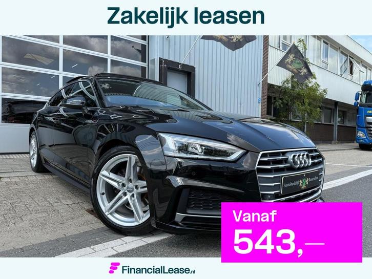 Audi A5 Sportback 40 TFSI Sport 2x S-Line LED/LEER/NAVI/PANO, Auto's, Audi, Bedrijf, Lease, Financial lease, A5, 360° camera, ABS
