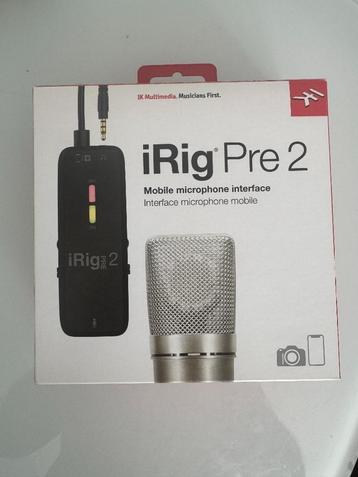 iRig Pre 2 mobile microphone interface beschikbaar voor biedingen