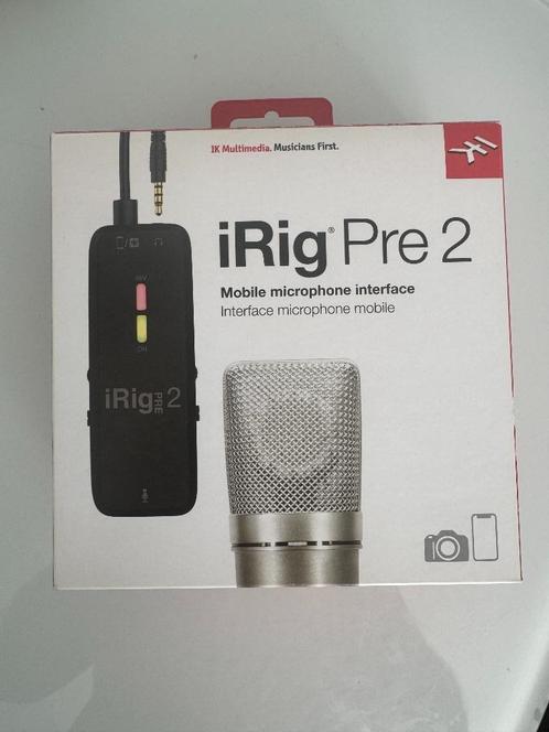 iRig Pre 2 mobile microphone interface, Muziek en Instrumenten, Microfoons, Zo goed als nieuw, Overige typen, Verzenden