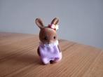 Sylvanian families donkerbruin babykonijn, Verzamelen, Ophalen of Verzenden, Gebruikt, Poppenhuis