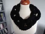 Geknoopte zwarte col sjaal, Ophalen of Verzenden, Nieuw, Maat 46/48 (XL) of groter, Sjaal