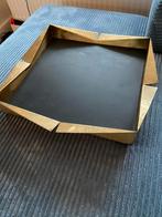 Messing plateau, onderzetter, dienblad, Huis en Inrichting, Woonaccessoires | Dienbladen, Ophalen, Zo goed als nieuw, Rond, Metaal