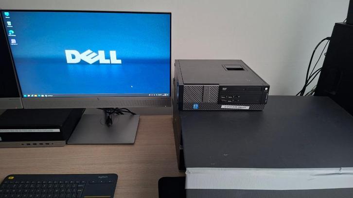 Dell OptiPlex 7010 Bundle + NEW! HP EliteDisplay E243m, Computers en Software, Desktop Pc's, Refurbished, 3 tot 4 Ghz, SSD, 8 GB