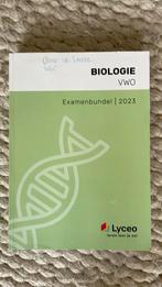 Lyceo examenbundel 2023 biologie VWO, Biologie, Ophalen of Verzenden, VWO, Zo goed als nieuw