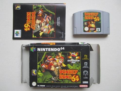 Donkey Kong N64 Nintendo 64, Spelcomputers en Games, Games | Nintendo 64, Platform, 3 spelers of meer, Vanaf 3 jaar, Ophalen of Verzenden