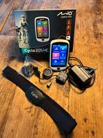 Mio Cyclo 205 HC fietscomputer, Fietsen en Brommers, Ophalen of Verzenden, Cadanssensor, Zo goed als nieuw