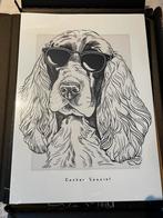 Displate cocker spaniël, Antiek en Kunst, Ophalen of Verzenden