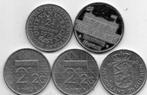 5x 2,50 gulden munt, Postzegels en Munten, Munten | Nederland, Koningin Beatrix, Zilver, Ophalen of Verzenden, Losse munt