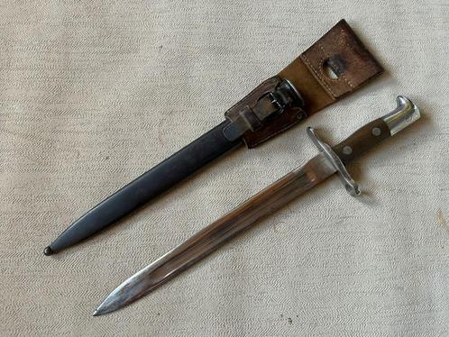 Zwitserse M1889 Bajonet met bloedgeul 1e model - 1892, Verzamelen, Militaria | Algemeen, Landmacht, Mes of Dolk, Overige gebieden