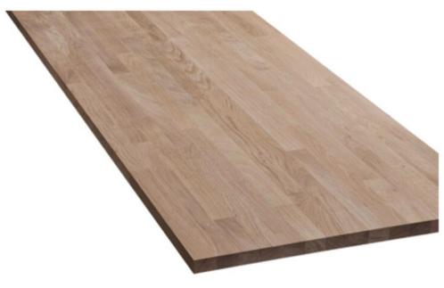 Massief eiken werkblad, Doe-het-zelf en Verbouw, Hout en Planken, Nieuw, Overige typen, Eiken, 300 cm of meer, Minder dan 25 mm