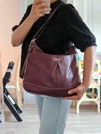 Coach hobo schoudertas / crossbodytas van leer, Ophalen of Verzenden, Gebruikt, Rood, Schoudertasje