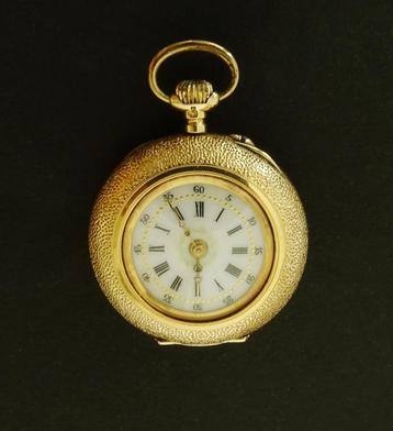 Antiek 14K goud dames zak horloge Jugendstil periode beschikbaar voor biedingen