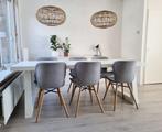 Eettafel wit 220x90, Huis en Inrichting, 200 cm of meer, 50 tot 100 cm, Skandinavisch, Gebruikt