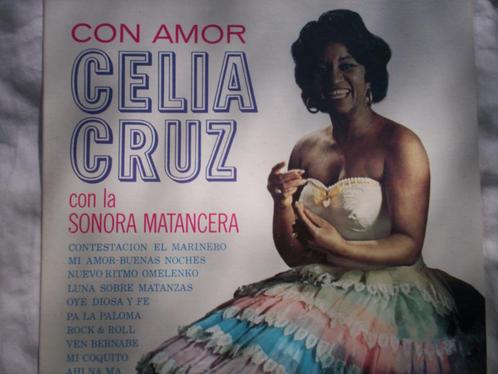 Celia Cruz Homanaje a Yemaya, Con Amor Vinyl 2 x 33 tpm LP's, Cd's en Dvd's, Vinyl | Latin en Salsa, Zo goed als nieuw, Ophalen of Verzenden