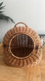 Rieten reismand kattenmand slaapmand, Dieren en Toebehoren, Kattenmanden, Ophalen of Verzenden, Riet