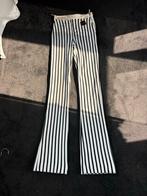 Elisabetta Franchi gestreepte broek, Kleding | Dames, Broeken en Pantalons, Zwart, Ophalen of Verzenden, Zo goed als nieuw, Maat 36 (S)